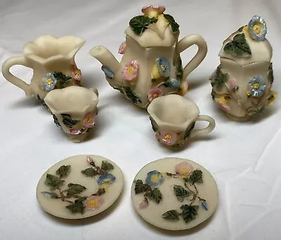 Popular Imports Miniature Tea Set Morning Glory • $6.50