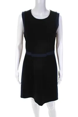 $19.99 • Buy Diane Von Furstenberg Womens Colorblock Sleeveless Pencil Dress Black Size 8 LL1