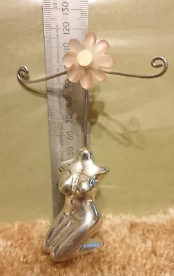 Vintage Style Silver Chrome Metal Naked Lady Jewellery Display Stand Maybe Avon • £8