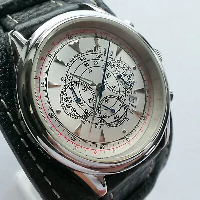 Mercedes Benz Car Accessory Rally Racing Vintage Sport Design Chronograph Watch • $330.65