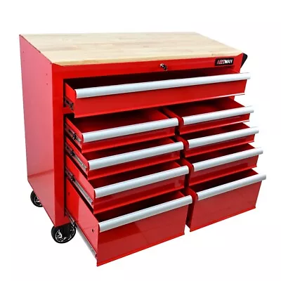 Rolling Tool Chest With 9-Drawer Tool Box With Wheels Multifunctional Tool Cart • $739.99