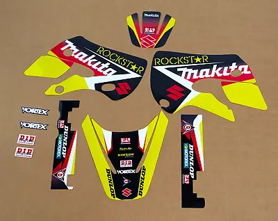 $32.99 • Buy 2000 - 2009 Suzuki Drz 110 Graphics Sticker Kit Makita Rockstar Decals Drz110