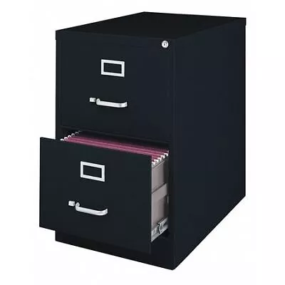 Hirsh 14413 18  W 2 Drawer File Cabinet Black  Legal • $164.99