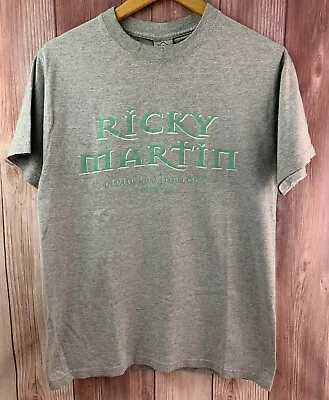 Ricky Martin 2000 Livin La Vida Loca Concert Tour Vintage T Shirt Medium • $100