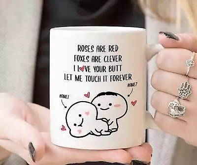 $26.99 • Buy Personalized Funny Couple Mug Husband Valentine Gift Naughty Gift For Him Cute