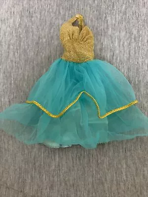 Vintage 1976 Mattel Barbie Best Buy #9582 Blue/Gold Party Dress • $14.99