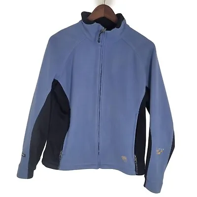 Mountain Hardwear Women's Gore-Tex Wind Stopper Jacket Sz 10 Blue Full Zip • $21.74