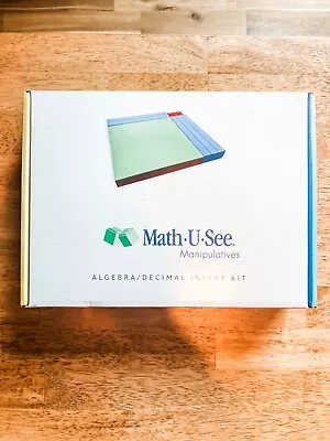 Math U See Manipulatives Algebra/Decimal Insert Kit Demme Learning  • $20