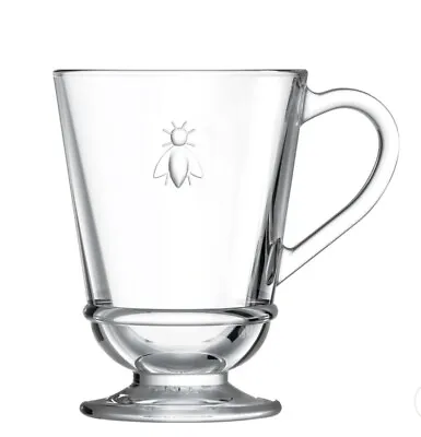 La Rochere Napoleon BEE Mug Set (6) Coffee Tea Cider 9 Oz FRANCE Embossed NEW • $64.99