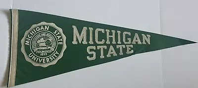 Vintage Michigan State College Agriculture & Applied Science 29” Pennant • $75