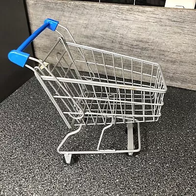 Metal Mini Grocery Cart For Doll Kitchen Decor Great For 15-18 Inch Dolls • $12