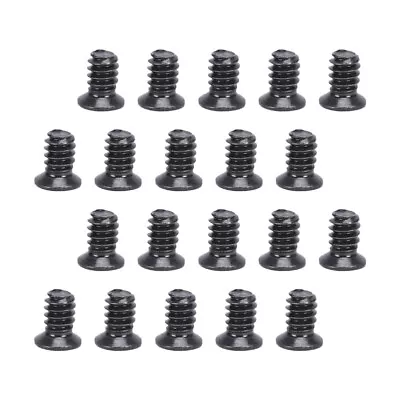 100pcs Black Flat Head PC Case & Laptop Replacement Screws For 3.5  HDD • £7.79
