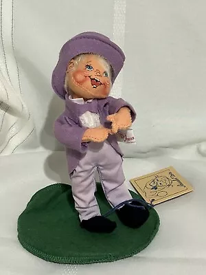 Vintage 1985 Annalee Spring Boy In Purple Suit 7” • $12