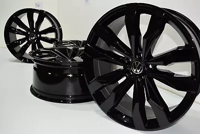 21  Volkswagen Atlas Factory OEM Black Wheels Rims 21 Inch 2019-2024 3QF601025F • $2295