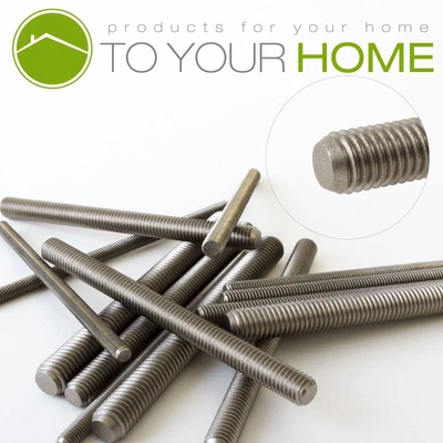 £6.98 • Buy Fully Threaded Rods A2 Stainless Steel Bar Screws M10 DIN976 100mm To 1m