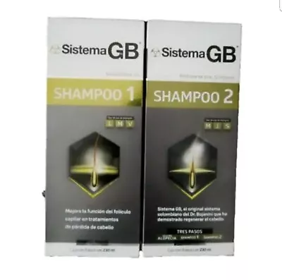 Sistema GB  Hair Loss SET OF 2 Shampoo1 Shampoo2 Alopecia HAIR LOSS TREATMENT • $34.67