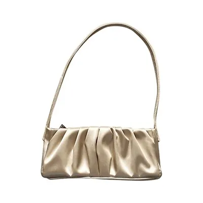 £11.29 • Buy Solid Color Women Underarm Bag Ladies Small Shoulder Bags Zippered Purse Handbag