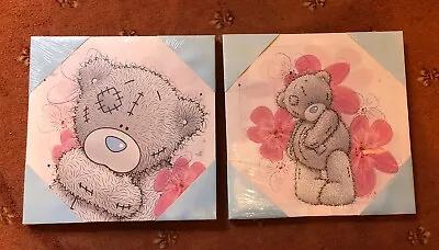 2 X Me To You Bear Canvas Wall Hangings • £2.99