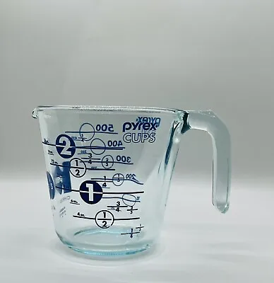 Pyrex Teal RETRO 100th Anniversary 2 Cup Measuring Cup Glass • $24.99