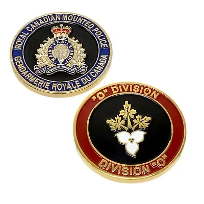 RCMP Police Challenge Coin  O  Division Unit Royal Canadian Mounted Police • $11.33