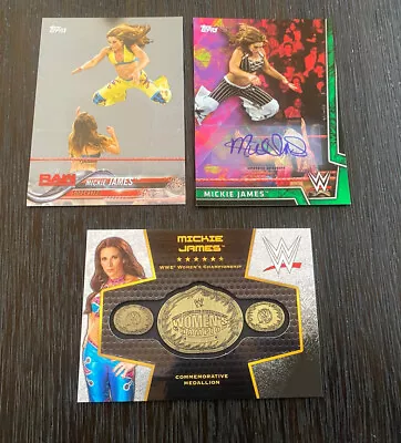 Mickie James 2018 Topps WWE Women’s Division Autograph/Relic/Parallel. Rare • $45