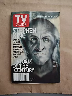 TV Guide Magazine February 13 1999 Colm Feore No Label • $5