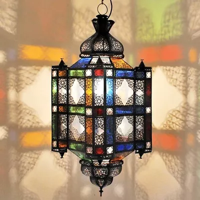 Chandeliers Moroccan Lamp Hanging Ceiling Light Fixture Oriental Lantern • $720