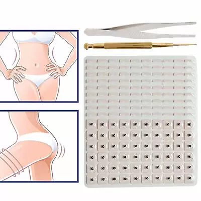 600 Ear Beads Acupuncture Kit Sticker Ear Press Beads Massage Detox Slimming • $12.08