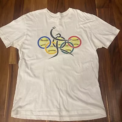 Olympics T Shirt Softball BRING IT BACK SIZE LARGE • $12.99