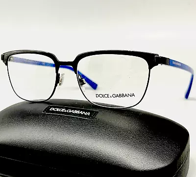 Dolce & Gabbana DG 1302 01 Eyeglasses  Black / Blue 53-17-140mm Original 100% • $60.68