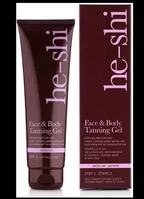 He-shi Face & Body Tanning  150ml Self Tanner For Face & Body Step 2 - Medium • £12.99