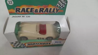 $20 • Buy 1993 MATCHBOX 50s JAGUAR XK 120 ROADSTER 22 CREAM RACE & RALLY CLASSICS BRITISH