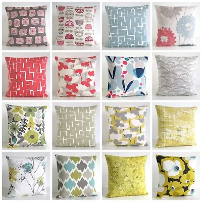 Modern Cushion Covers Scandi Ikat Contemporary Square Handmade In UK • £8.60