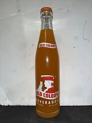 $14.99 • Buy Full 10 Oz. Old Colony Orange Soda Bottle, Salisbury N.C. , Made By Orange Crush