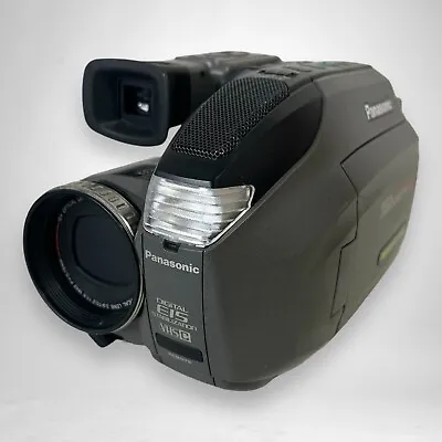Panasonic Palmcorder VHS-C Camcorder PV-L650 W/ Battery Untested Warranty • $54.99
