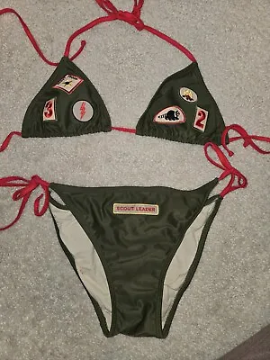 Womens Unique Scout String Bikini Med • £14.46