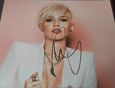 Miley Cyrus 8x10 (Original) Hand Signed Autographed Photo. • $69