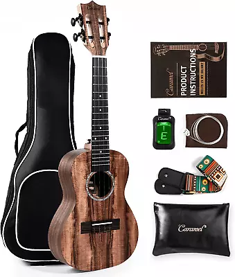 $100.99 • Buy Concert Ukulele, CC207-23 Inch KOA Acacia Wood Ukelele For Adults Beginners Kit 