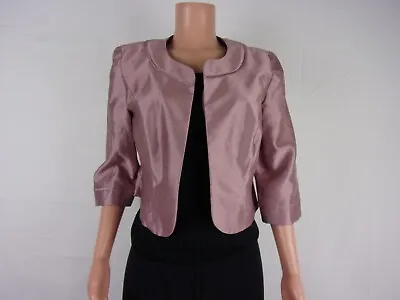 Dana Kay Open 3/4 Sleeve Light Short Jacket     SIZE: 10  LIGHT PURPLE • $5.23