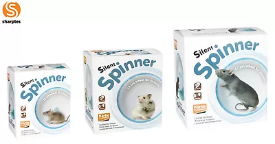 Sharples Silent Spinner Wheel Small Animal Hamster Rat Exercise Wheel 3 Sizes • £10.49