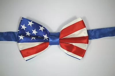 USA States Bow Tie Fancy Dress Costume Prom Dickie Pre Tied Clip On Fashion   • £5.99