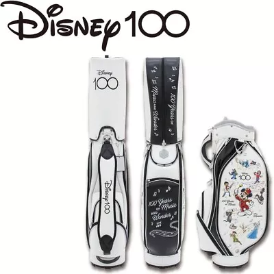  Disney  Golf Japan 2023 Disney 100 Caddy Bag White 73220-400-000 8.5 In 4 Kg • $596