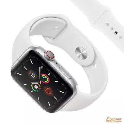 $5.99 • Buy White Silicone 38-40mm 42 44mm Sport Band For Apple Watch Series 6 5 4 3 2 SE