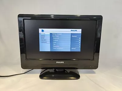 Philips 19PFL3504D/F7B 19” Flat LCD 720p 19  Computer Monitor TV Television  • $54.99