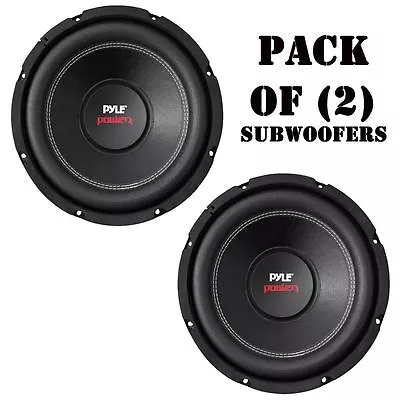 Pair Of Pyle PLPW8D 8  800W Dual 4 Ohm Subwoofers Car / Marine Audio Sepakers • $89.99