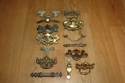 Vintage Metal Cabinet Handles Pulls-Brass-Wrought Iron-Pewter-Chrome-Copper#2995 • $2.85