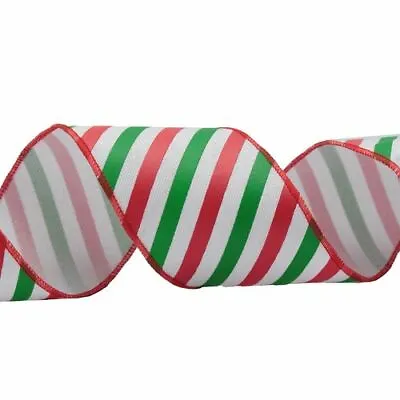 £2.69 • Buy Christmas Wired Woven Ribbon Width 63mm