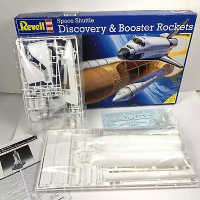 Revell Model Kit Space Shuttle Discovery W/ Boosters 1:144 Plastic Open Box • $49