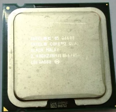 Intel Core 2 Quad Processor Q6600 LGA 775 8M 2.40 GHz 1066 MHz SLACR PC CPU • $9.96
