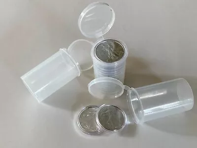 6 Capsule Tubes  Fits Air-Tite H40 Direct Holders For 1oz Rounds & Silver Eagles • $16.95